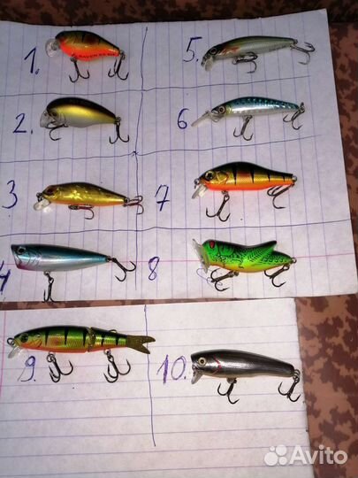 Воблеры для ультралайта и лайта