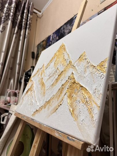Картина маслом на холсте ручной работы