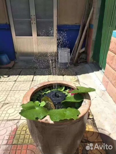 Новый. Фонтан на солнечной батарее, плавающий