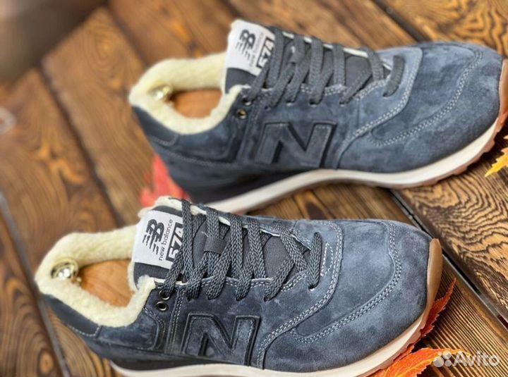 New balance 574 premium зимние с мехом