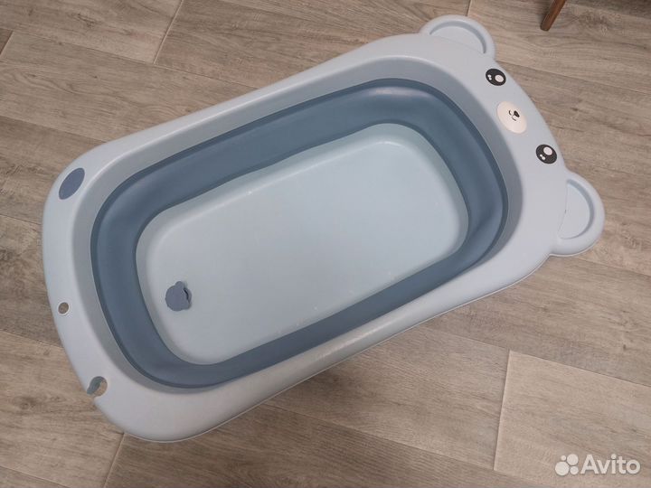 Ванночка для купания складная +стульчик