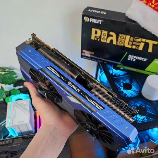 Видеокарта GTX 1080 Ti Gamerock Palit, 11 GB