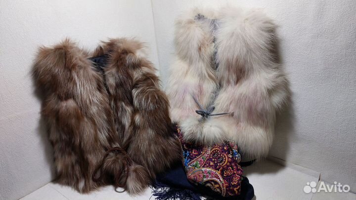 Детский жилет из натурального меха