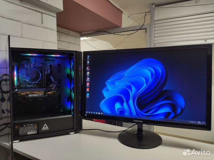 Новый Игровой пк RTX2060 Super с монитором 27
