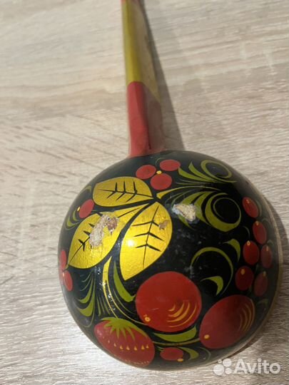 Лошка хохлома дерево