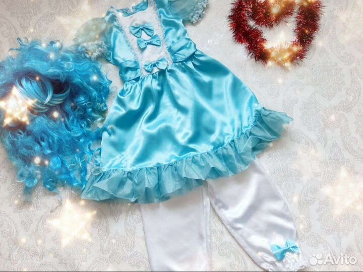 Карнавальный костюм для девочки Мальвина рост 116