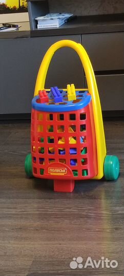 Полесье Конструктор Беби Забавная тележка