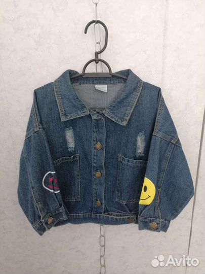 Джинсовка детская оверсайз
