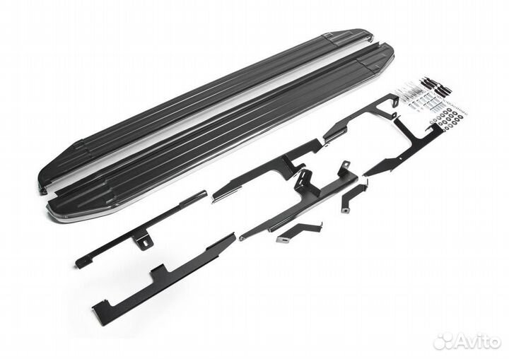 Пороги Подножки Audi Q7 2015- 