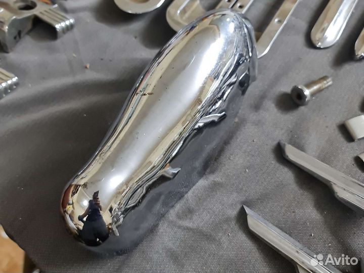 Клык переднего бампера газ 21 1 серия