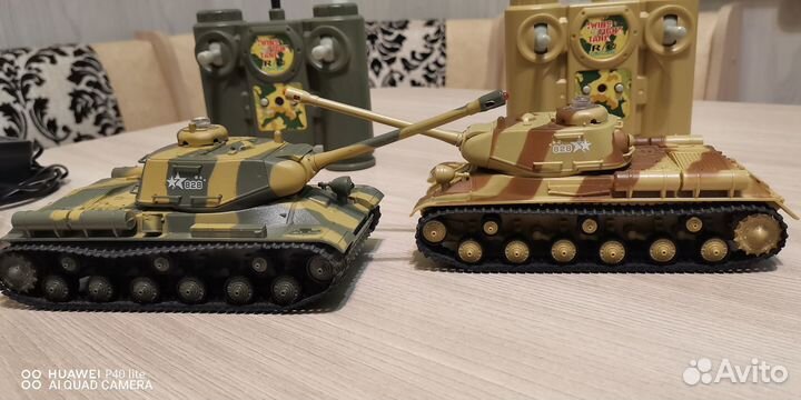 Танковый бой на радиоуправлении ис-2