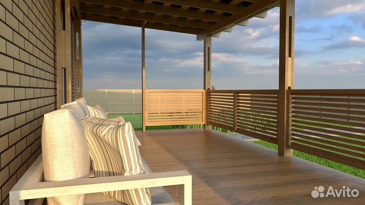 Веранда под ключ