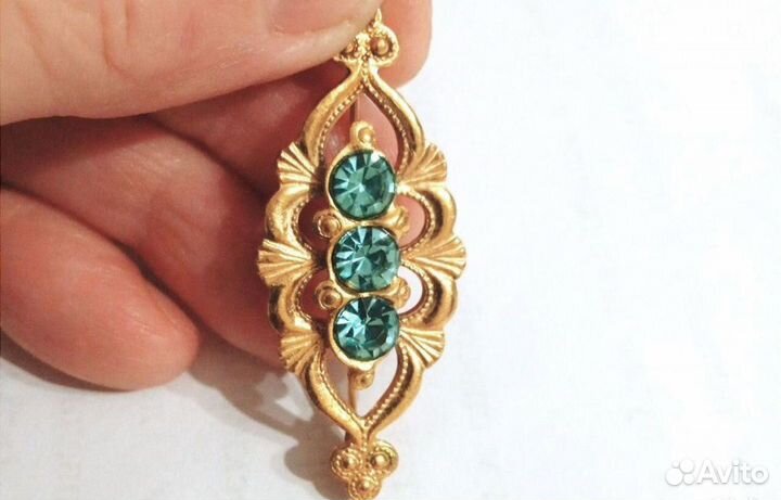 Очаровательная брошь Чехословакия СССР