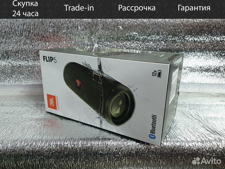 Портативная акустика JBL Flip 5, 20 Вт