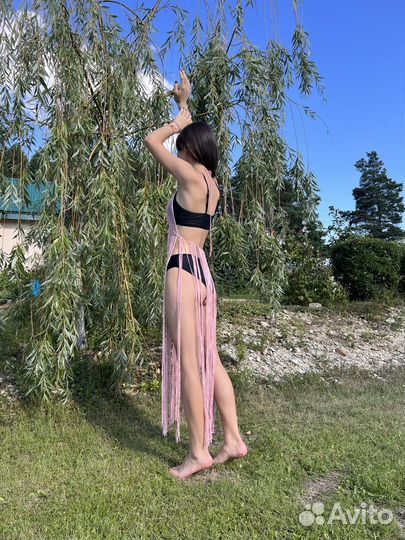 Пляжная туника макраме