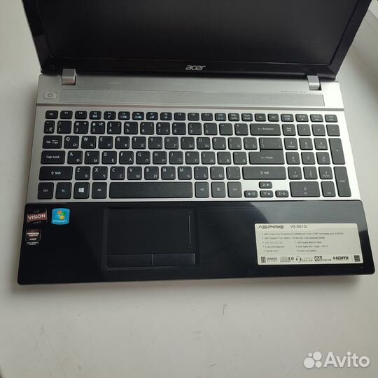 Acer V3-551G (A10-4600M/Двойная графика/DDR3 8GB)