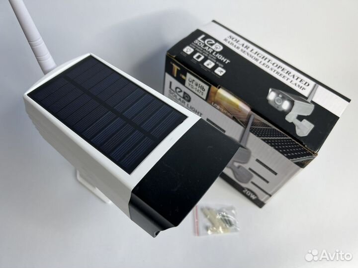 Фонарь уличный с датчиком движения 2шт