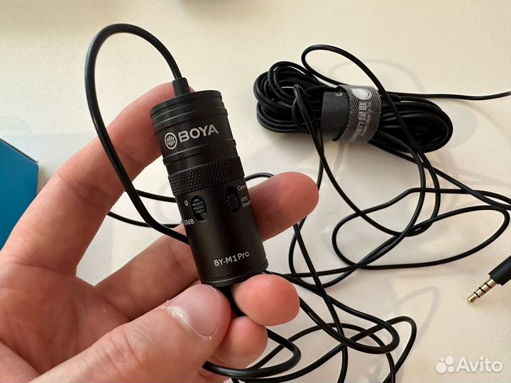 Петличный микрофон Boya BY-M1Pro - 6 метров