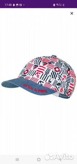 Летняя кепка для мальчика 48 см + панама