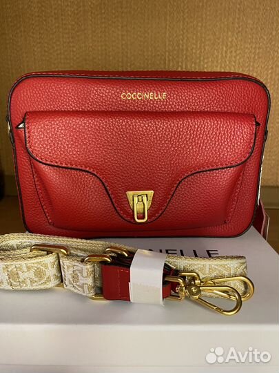 Сумка coccinelle новая cross body