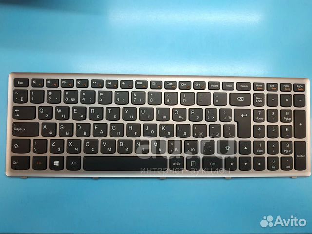 Клавиатура для Lenovo IdeaPad G500S серебро