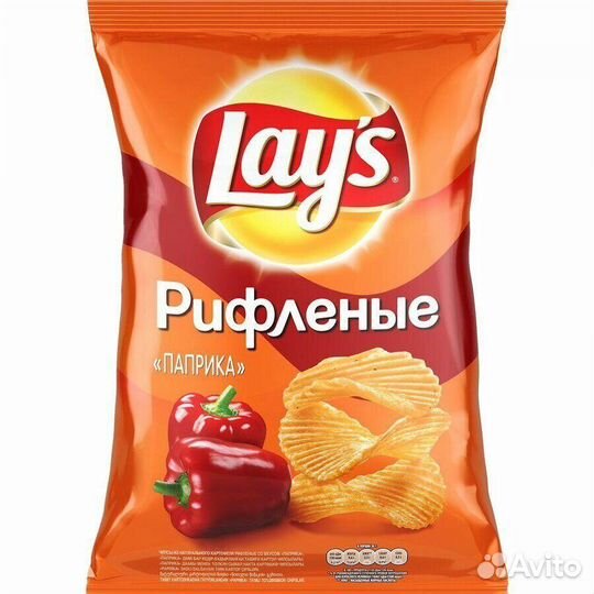 Чипсы LAY'S Паприка 140г Frito-Lay