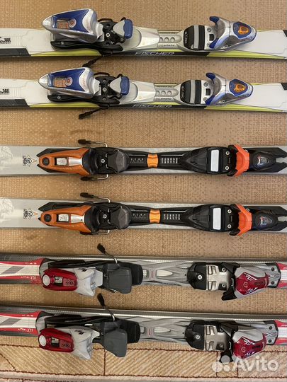 Горные лыжи Fischer 146, Rossignol 170, Nordica171