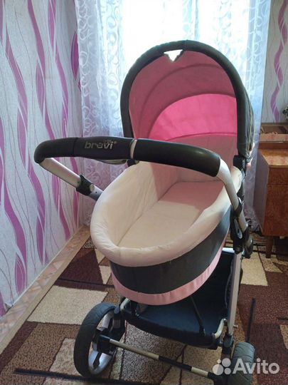 Коляска 3 в 1 brevi
