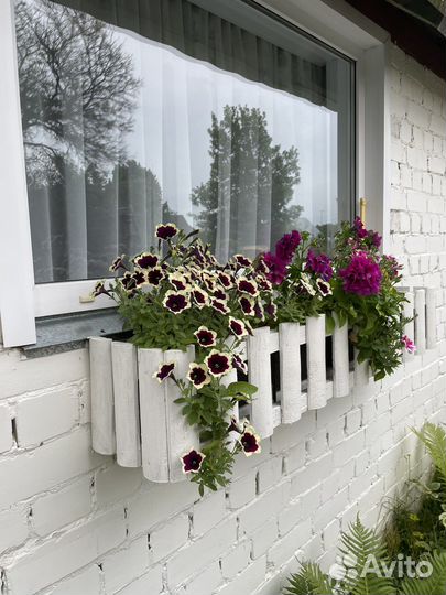 Ящик металлический под цветы