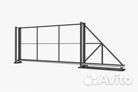 Откатные ворота каркас