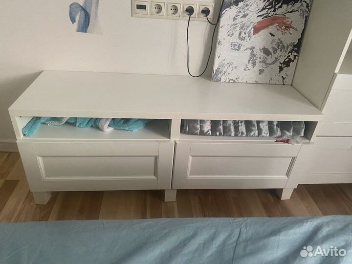 Тумба под тв белая IKEA