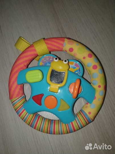 Детский руль игрушка на коляску