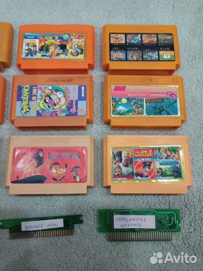 Картриджи для Dendy 8 bit