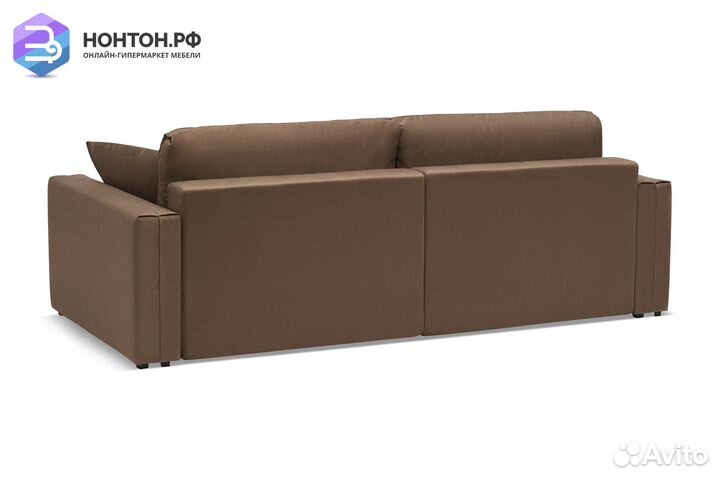 Диван тик-так Монарх коричневый