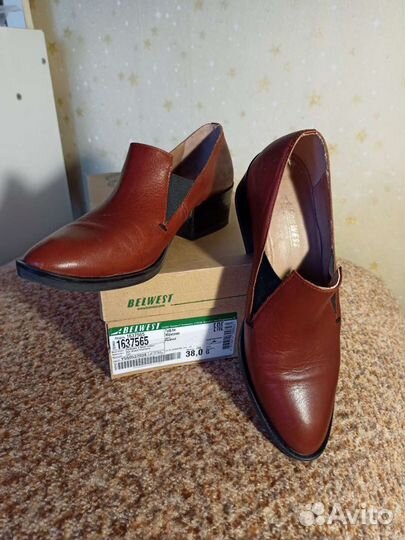 Туфли из натуральной кожи
