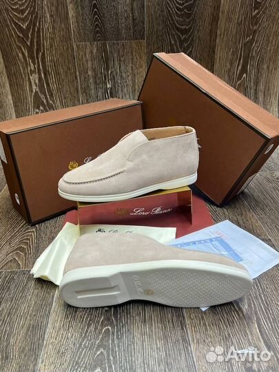 Лоферы мужские зимние loro piana (39-44)