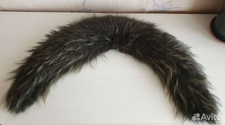 Воротник мех енота опушка
