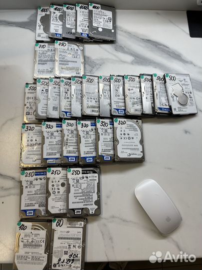 Жесткие диски для ноутбука, приставки