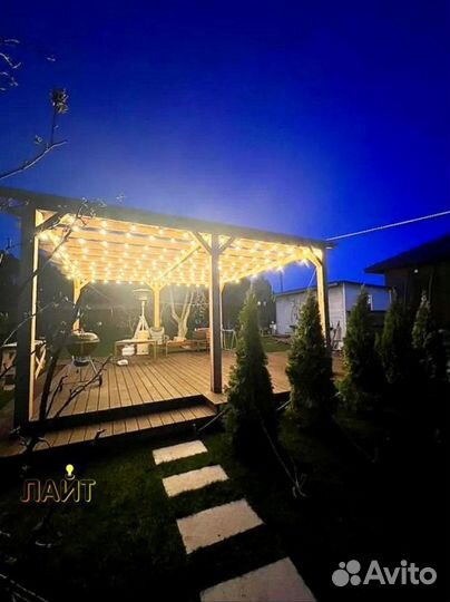 Гирлянда с защитой от влаги