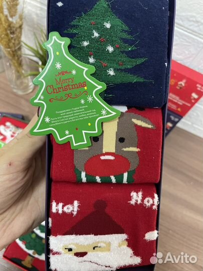 Подарочны набор новогодних носочков