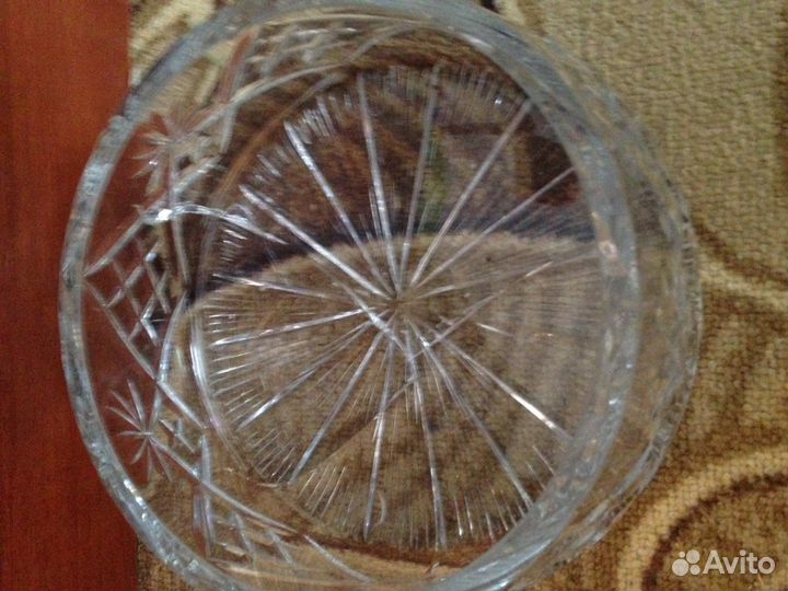 Салатник хрустальный