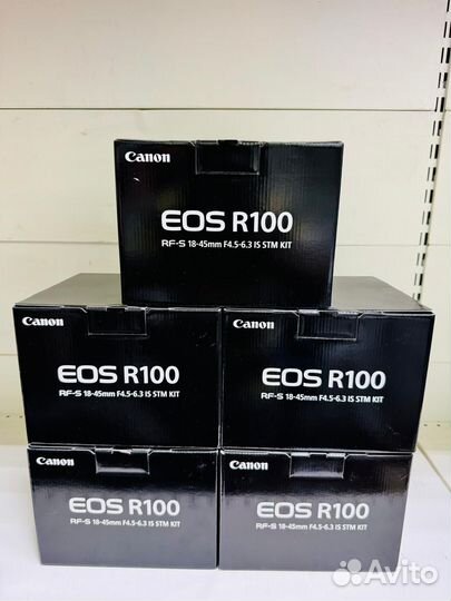 Canon EOS R100 kit 18-45mm IS STM (Новый-Гарантия)
