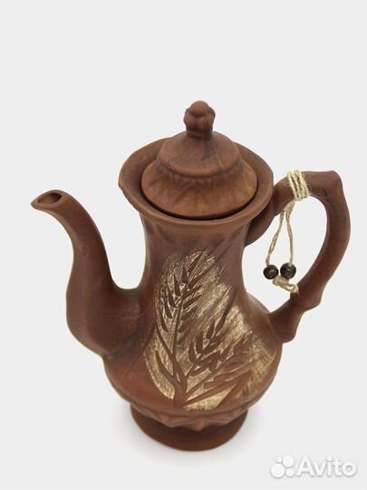 Чайник, кофейник с узором из красной глины 0,75 л