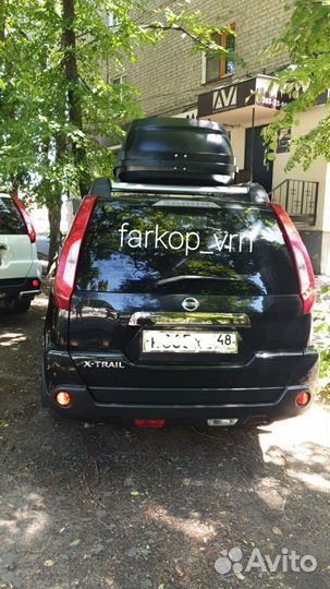 Автобокс на крышу Черный active M