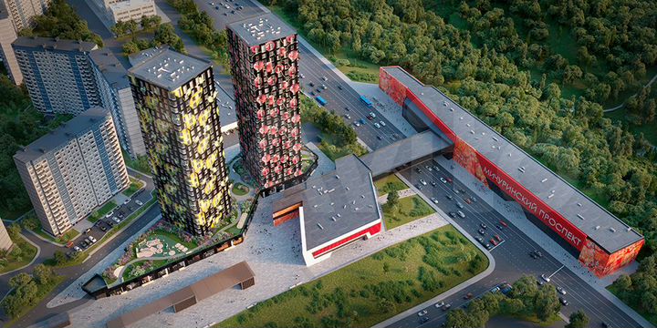 2-к. квартира, 45,8 м², 22/28 эт.