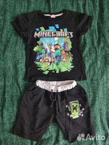 Костюм для мальчика 128 minecraft