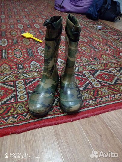 Детские резиновые сапоги