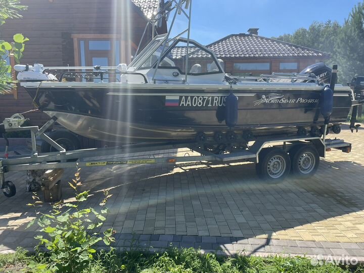 Kатeр NorthSilver рrо 605М с меркури 115