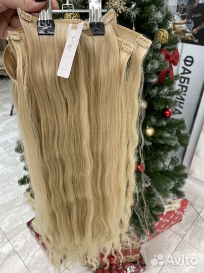 Волосы на заколках 65 см