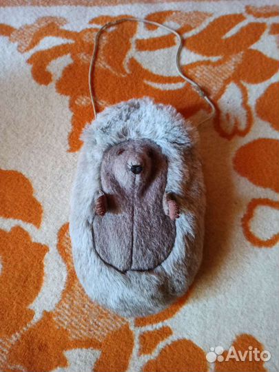 Ежик-карман на веревке. СССР